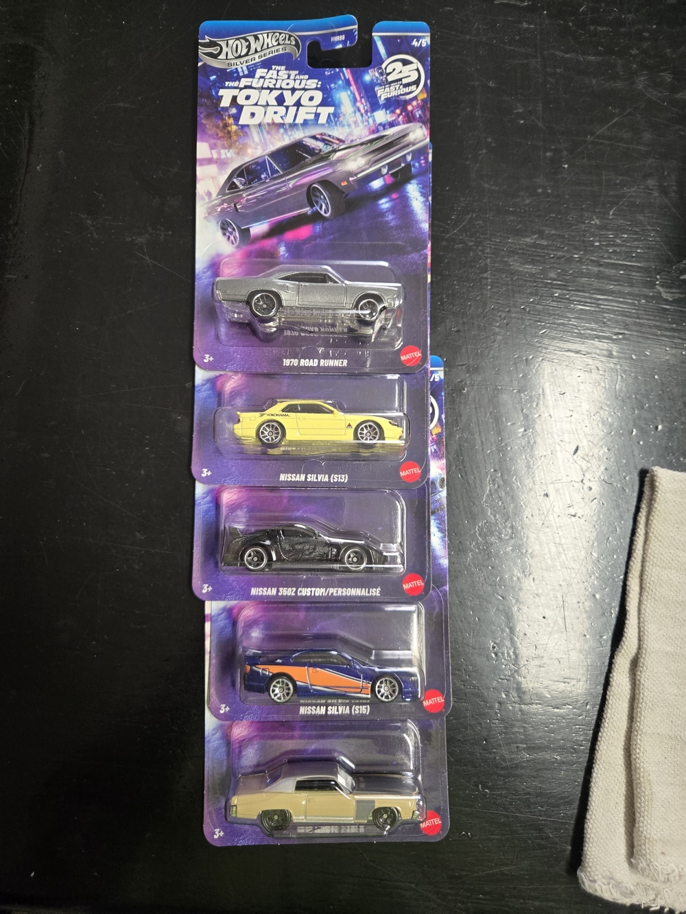 Hot Wheels Fast & Furious Tokyo Drift 5-Car Set